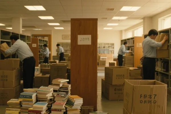学校搬家图书馆搬运